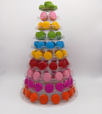 New Style 10 Tier Round Macaron Tower Macaron Stand