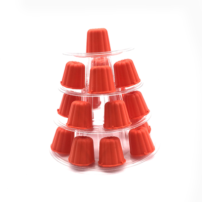 Mini Clear Plastic 4 Tier Canele Tower Stand For Display Canele / Makaron I Dekoracja ciasta
