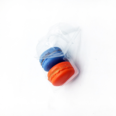 Transparent thermal forming blister tray 2 pack macaron packaging box