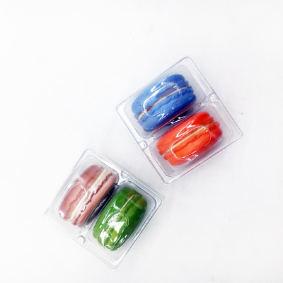 small two pack macaron tray blister packaging