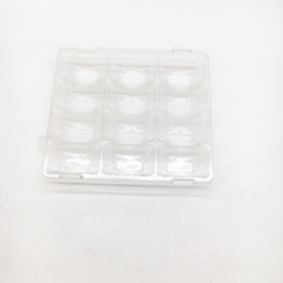 Customized blister package clear 12 holes macaron tray