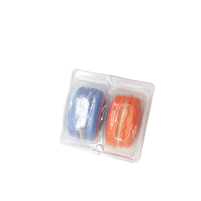 Custom Macaron Clear Acrylic Macaron Transparent Packaging Display Clear Transparent Recyclable Plastic Macaron Chocolate Tray