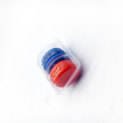 Custom Macaron Clear Acrylic Macaron Transparent Packaging Display Clear Transparent Recyclable Plastic Macaron Chocolate Tray