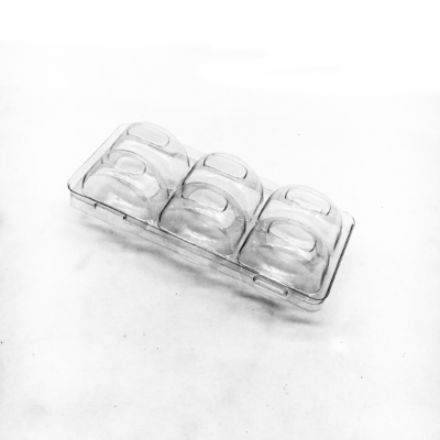 Custom Macaron Clear Tray Macaron Recyclable Packaging Transparent Box 6pcs Insert Plastic Macaron Chocolate Tray
