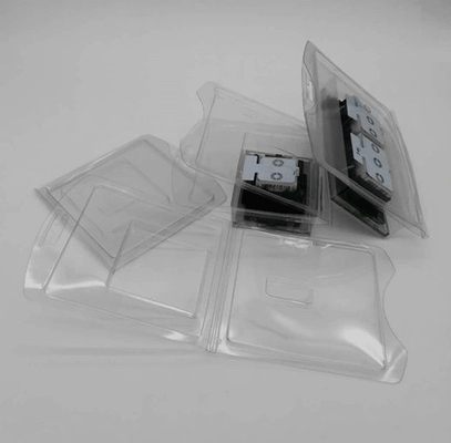 Phone and socket clamshell PET PVC twofold plastic blister packaging