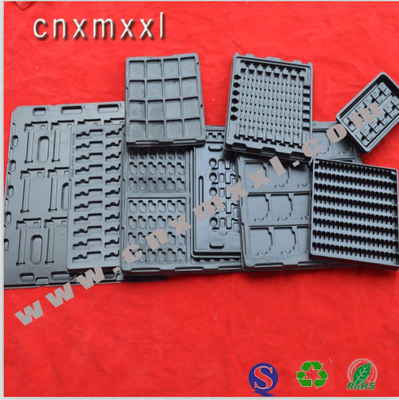 antistatic black ESD tray for electronic components PCB