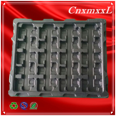Antistatic ESD PCB thermoforming vacuum PS PVC black plastic blister tray
