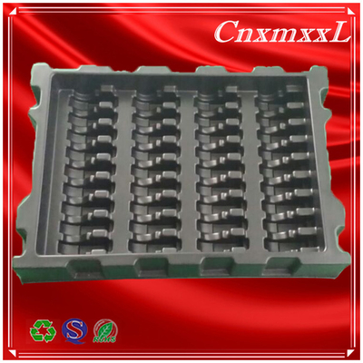 Antistatic ESD PCB thermoforming vacuum PS PVC black plastic blister tray