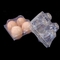 15 paczek Jednorazowa plastikowa tacka na jajka PET 71mm kwadratowa tacka na jajka