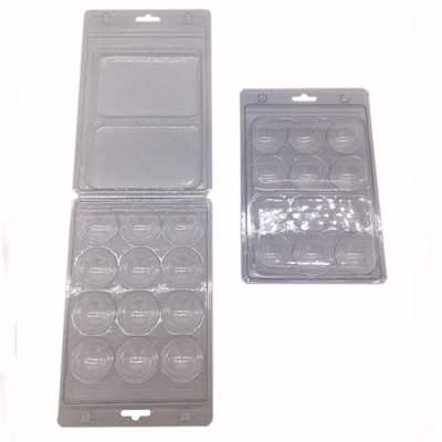 12 packs golf ball blister packaging tray clear transparent folded packaging