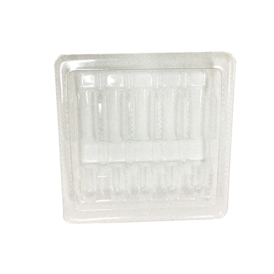 Biała plastikowa tablica ampułkowa Opakowanie 10 ml Szklane fiolki taśmy plastikowe pudełko ampułkowe