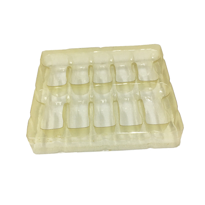 Biała plastikowa tablica ampułkowa Opakowanie 10 ml Szklane fiolki taśmy plastikowe pudełko ampułkowe