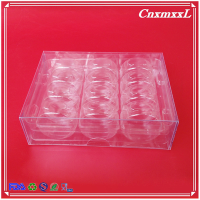 plastic macaron package 12-packing macaron tray