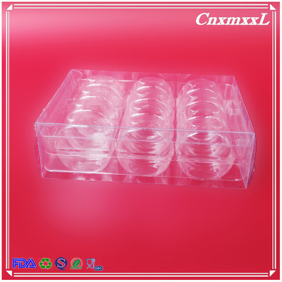 plastic macaron package 12-packing macaron tray