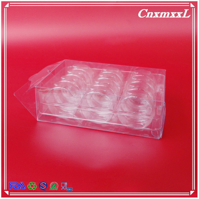 plastic macaron package 12-packing macaron tray