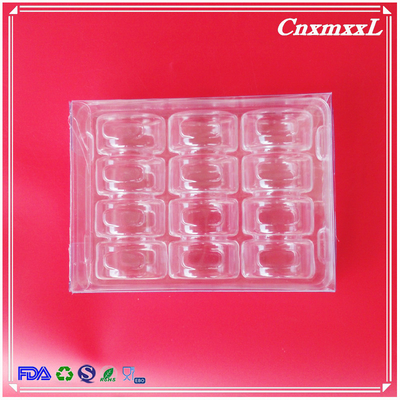 plastic macaron package 12-packing macaron tray