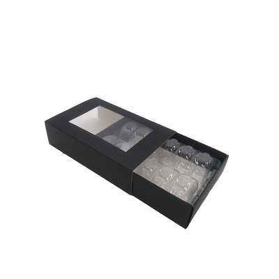 12 pcs macaron paper box customized size and color and printing