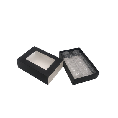 12 pcs macaron paper box customized size and color and printing