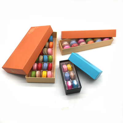 customized macaron package paper card box/plastic tray/fold paper box