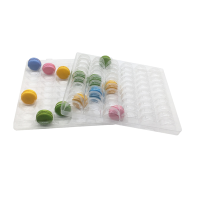 Przejrzysty plastikowy opakowanie makaronów Blister 6 x 10 układ 60 komórek