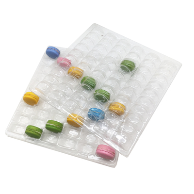 Przejrzysty plastikowy opakowanie makaronów Blister 6 x 10 układ 60 komórek