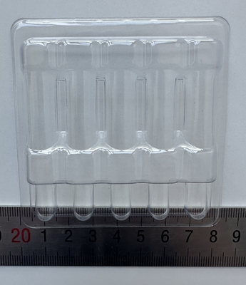 PET Produkty delikatne Płytka opakowaniowa Szklana butelka Płytka opakowaniowa stała Woda do wstrzykiwań 1 ml 2 ml 5 ml 10 ml 5 opakowania