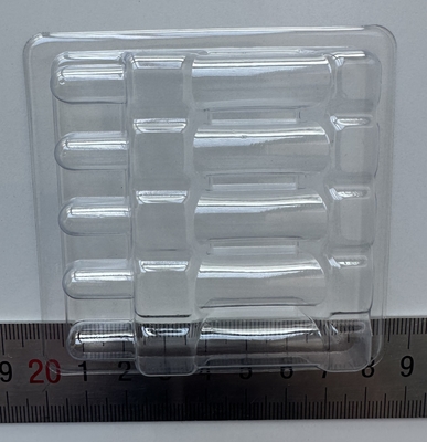 PET Produkty delikatne Płytka opakowaniowa Szklana butelka Płytka opakowaniowa stała Woda do wstrzykiwań 1 ml 2 ml 5 ml 10 ml 5 opakowania