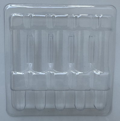 PET Produkty delikatne Płytka opakowaniowa Szklana butelka Płytka opakowaniowa stała Woda do wstrzykiwań 1 ml 2 ml 5 ml 10 ml 5 opakowania