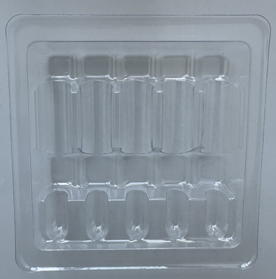 PET Produkty delikatne Płytka opakowaniowa Szklana butelka Płytka opakowaniowa stała Woda do wstrzykiwań 1 ml 2 ml 5 ml 10 ml 5 opakowania