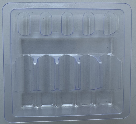 1 ml, 2 ml, 5 ml, 10 ml, 5-paketowa tablica ampułkowa PET, tablica próżniowa