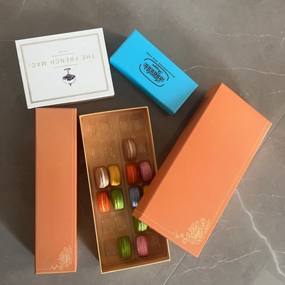Macaron 40 Przejrzysty ręcznie robiony pudełko Macaron Targowy opakowanie opakowanie czekoladowe górna i dolna pokrywa opakowanie ciasta dostawca