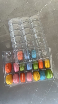 6 palet Opakowanie z tworzyw sztucznych Macaron Tray Opakowanie wsparcie zamówienia żywności bezpieczne