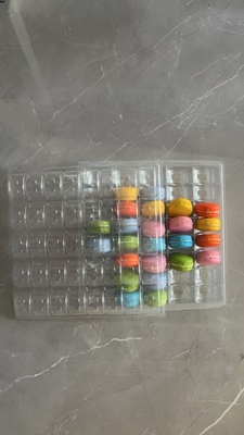 Macaron 40 Przejrzysty ręcznie robiony pudełko Macaron Targowy opakowanie opakowanie czekoladowe górna i dolna pokrywa opakowanie ciasta dostawca