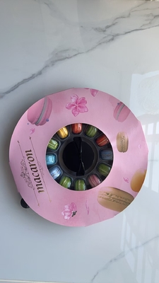 Macaron 33-ziarniste opakowanie przejrzyste opakowanie na tacy opakowanie podręczne pudełko opakowanie macaron przenośne opakowanie macaron przejrzyste pudełko opakowanie macaron przejrzyste pudełko plus opakowanie kartonowe