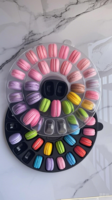 Zapewnienie Macaron 33 opakowanie Macaron tacy Macaron papierowe pudełka Macaron plastikowe tacy Macaron pudełka upominkowe Macaron kartony