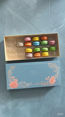 Zapewnienie Macaron 6 opakowanie Macaron tacy Macaron papierowe pudełka Macaron plastikowe tacy Macaron pudełka upominkowe Macaron kartony