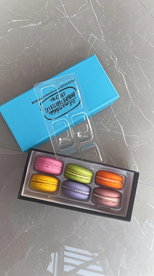 Zapewnienie Macaron 6 opakowanie Macaron tacy Macaron papierowe pudełka Macaron plastikowe tacy Macaron pudełka upominkowe Macaron kartony