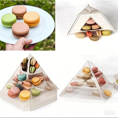 Zapewnienie Macaron 9 opakowanie Macaron tacy Macaron papierowe pudełka Macaron plastikowe tacy Macaron pudełka upominkowe Macaron kartony