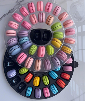 33 Pakowanie makaronów z ziarna Karton wyświetlanie stoisko Macaron Targo