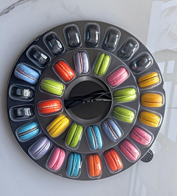 33 Pakowanie makaronów z ziarna Karton wyświetlanie stoisko Macaron Targo