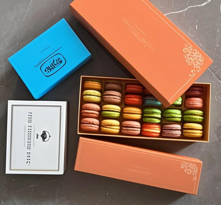 Macaron Górna i dolna okładka Opakowanie Pudełko podarunkowe Górna i dolna okładka Opakowanie Czekolada Górna i dolna okładka Opakowanie Świat Okładka Opakowanie Plastikowa tacka z makaronami
