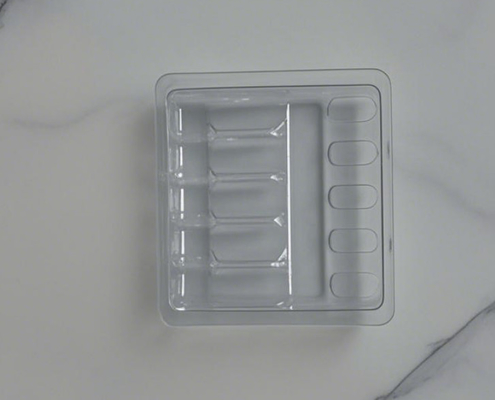 Ekologiczna przezroczysta plastikowa tablica ampułka tablica 10 ml pudełko próbkowe