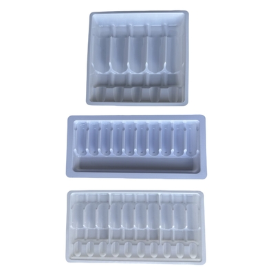 Farmaceutyczna tablica ampułek PET na indywidualne potrzeby 1 ml 2 ml 5 ml 10 m tablica ampułek PET do wstrzykiwania wody hurtowa