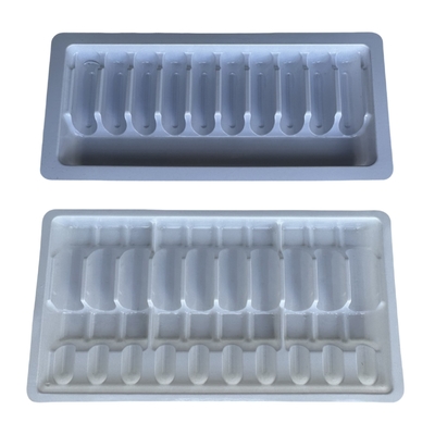 Farmaceutyczna tablica ampułka PET 1ml 2ml 5ml 10m tablica ampułka do wstrzykiwania wody PET tablica do formowania próżni