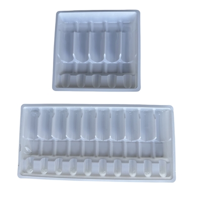 Farmaceutyczna tablica ampułka PET 1ml 2ml 5ml 10m tablica ampułka do wstrzykiwania wody PET tablica do formowania próżni