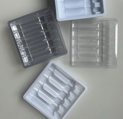 Plastic PVC PET Transparent Blister Box Jednorazowy pojemnik z płynami do podania doustnego