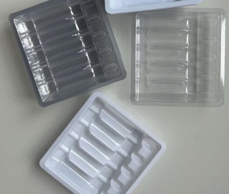 Specjalne plastikowe taśmy ampulkowe o pojemności 1 ml do opakowań leków