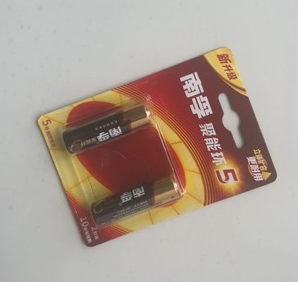 Zastosowany rozmiar trwały przejrzysty plastikowy opakowanie w pęcherzach i opakowanie w pęcherzach PVC do baterii i telefonu komórkowego