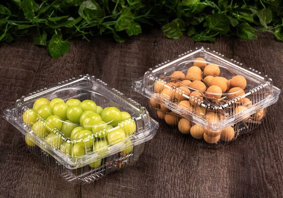 Customized Design Recyclable PET Heat Sealing Fruit Packaging Box Plastic Blister Packaging