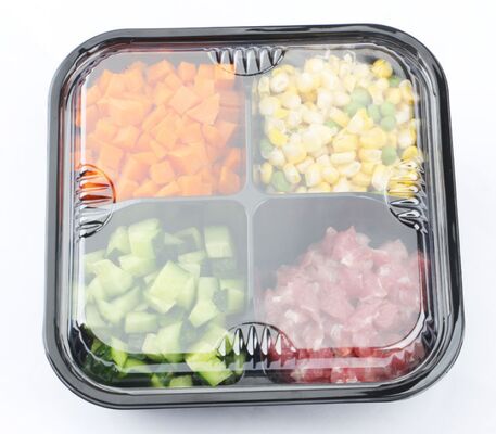Customized Design Recyclable PET Blister Packaging with Heat Sealing for Transparent Fruit Packaging Box